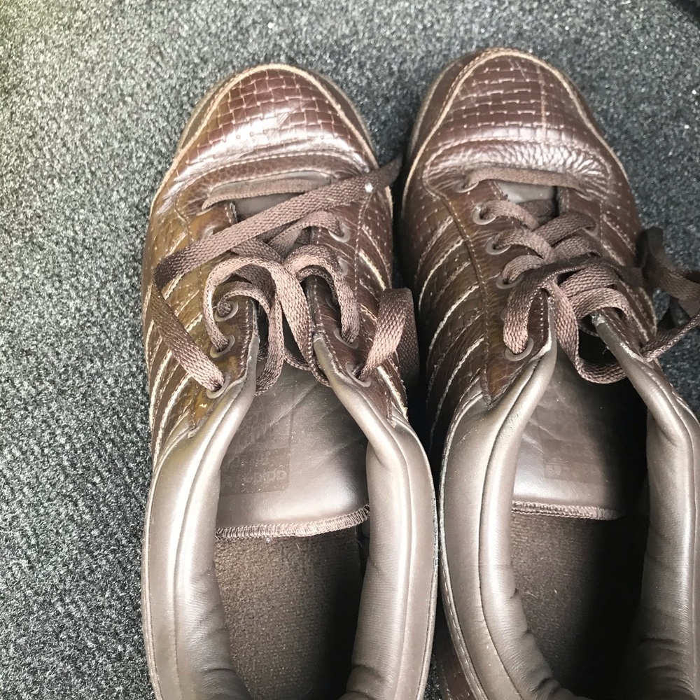 Adidas Men’s brown shoes size 10 D